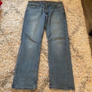 Levi Strauss & Co Medium Wash Straight Leg Denim Jeans W32 L30 Blue
